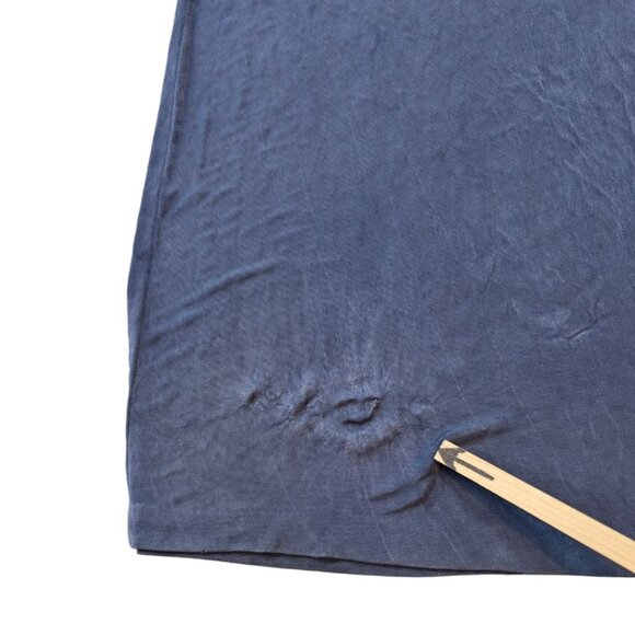 Alex Evenings Maxi Dress Gown Blue Embellished Sleeveless Formal Cocktail Sz 10 - Picture 11 of 11